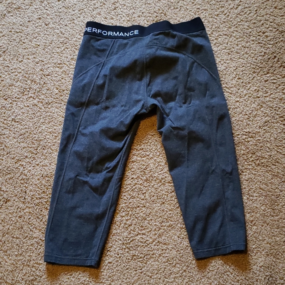Calvin Klein Grey Performance Capri Leggings Xl - image 2